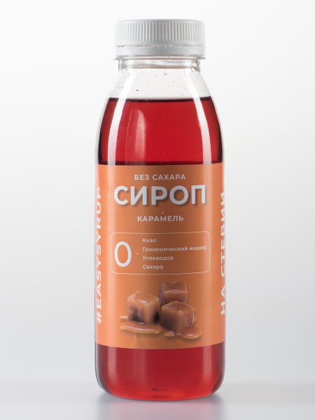 Диетический сироп со вкусом карамель Easy Syrup, без сахара, без ...