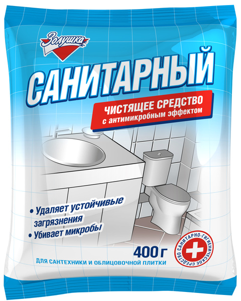 ЗОЛУШКА: "Санитарный" порошок, без хлора, 400 г - купить с доставкой по ...