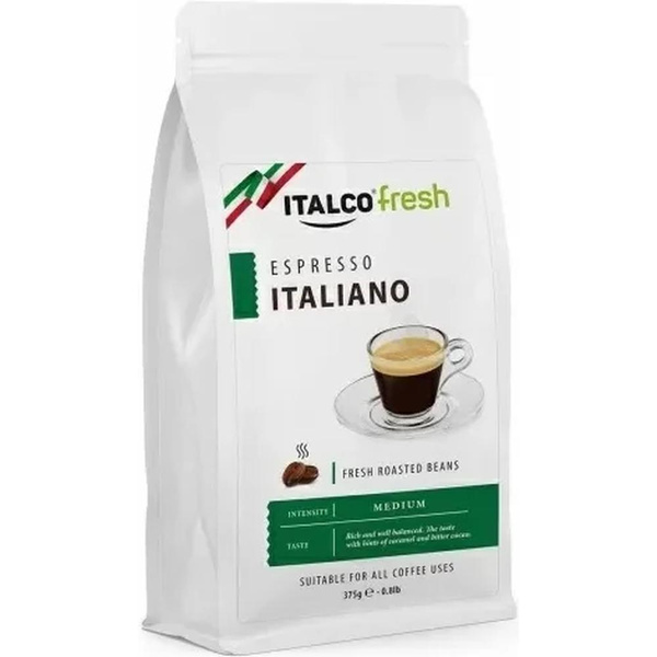 Кофе в зернах Italco Crema Italiano 375 гр - купить с доставкой по ...