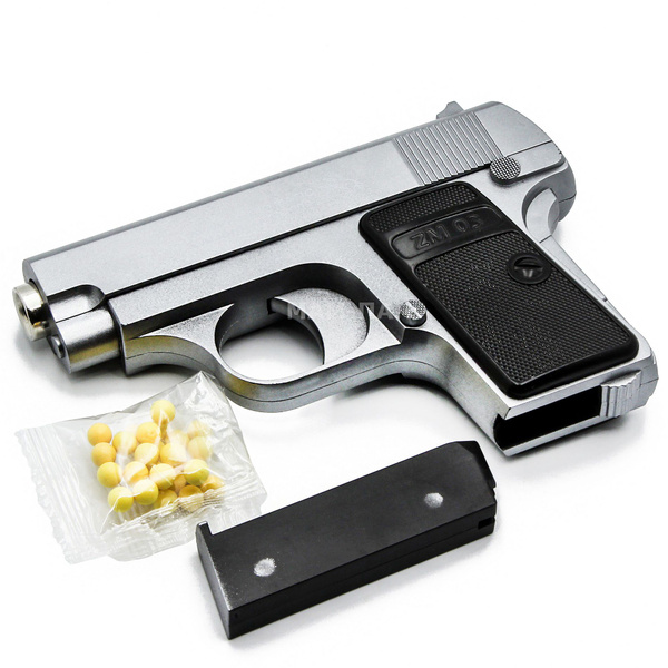 Пистолет игрушечный пневматический Airsoft Gun (Агент 007) 13 см ...
