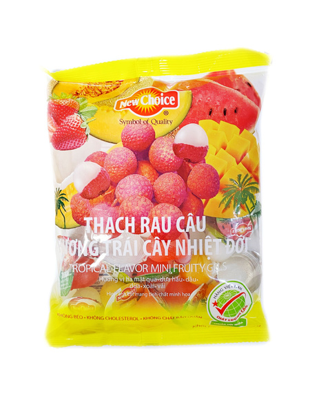 Желе фруктовое NEW CHOICE ассорти со вкусом тропических фруктов, 500 г ...