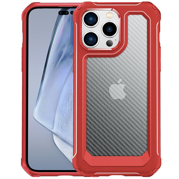 Карбоновый противоударный чехол для Apple iPhone 11 / айфон 11 с ...