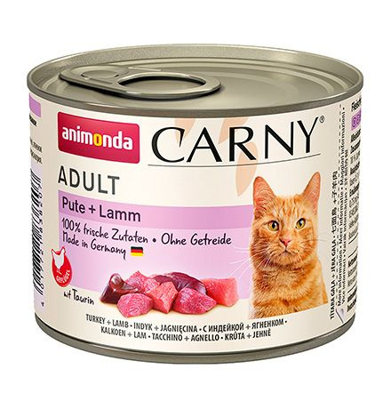 Animonda Carny Adult / Консервы Анимонда для кошек с Индейкой и ...