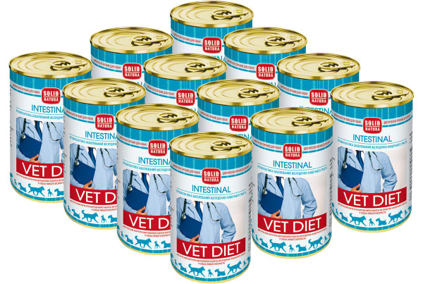 Консервы SOLID NATURA VET DIET INTESTINAL диетический для собак и ...