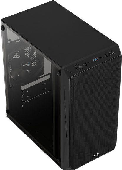 Aerocool Компьютерный корпус CS-107-A-BK-v1, черный (4710562759372 ...