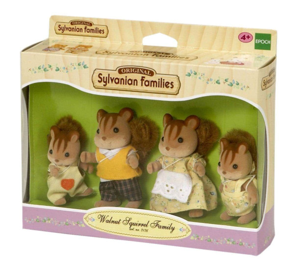 Набор Sylvanian Families 4172 Семья Белок - купить с доставкой по ...