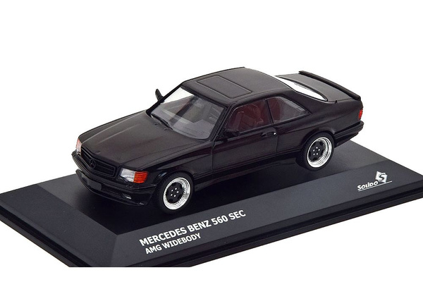 Mercedes w216 s-class coupe 560 sec c126 amg widebody black / мерседес ...