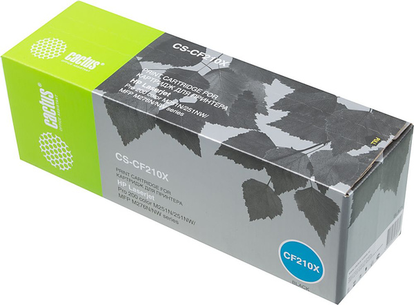 Расходник для печати Cactus CS-CF210X, Черный (black), для лазерного ...