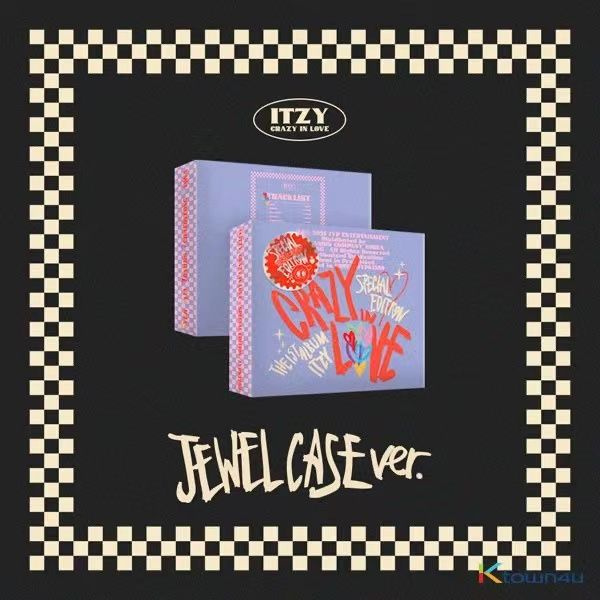CD ITZY альбом crazy in love jc ver Случайная версия Совершенно новый ...