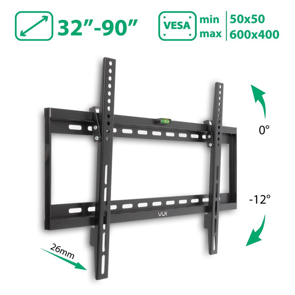 Кронштейн для телевизора настенный наклонный VLK TRENTO-32 / до 90 ...