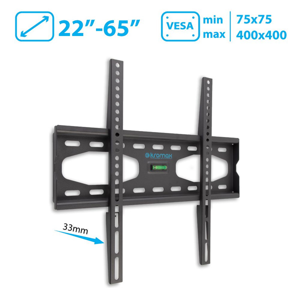 Кронштейн для телевизора настенный Kromax STAR-33 / до 65 дюймов ...