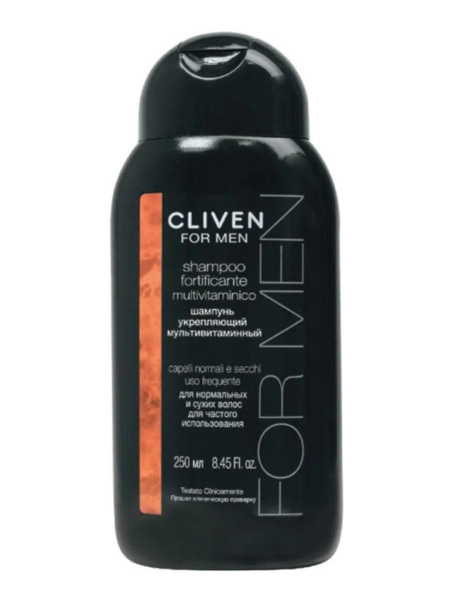 Cliven For Men Шампунь Укрепляющий Мультивитаминный Для Волос, 250 МЛ ...