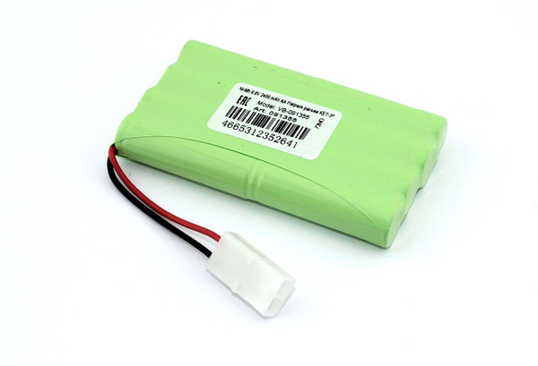 Аккумулятор Ni-Mh 9.6V 2400 mAh AA Flatpack разъем KET-2P - купить с ...
