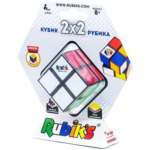 Кубик Рубика Rubik's 2x2х2 / Головоломка для подарка / Черный - купить ...