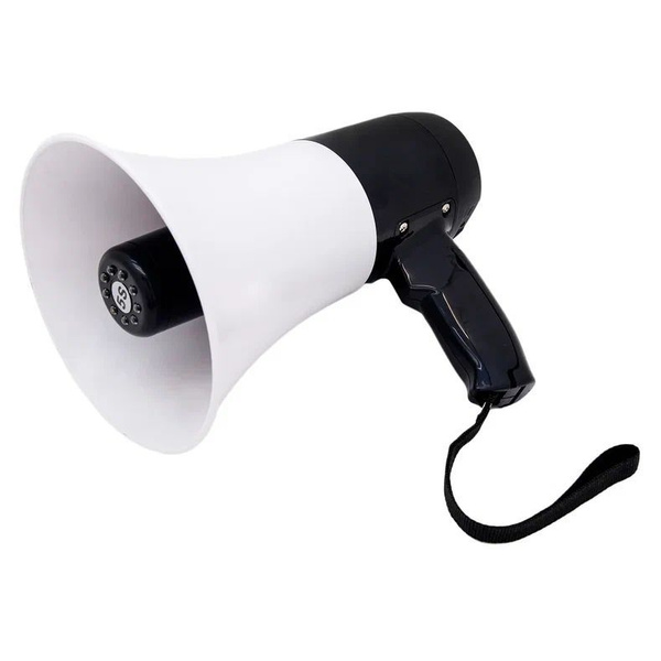 Громкоговоритель рупор с микрофоном Megaphone Z15 ручной / Мегафон с ...