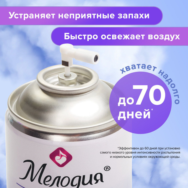Сменный баллон 250 мл Мелодия "Альпийская свежесть", для ...