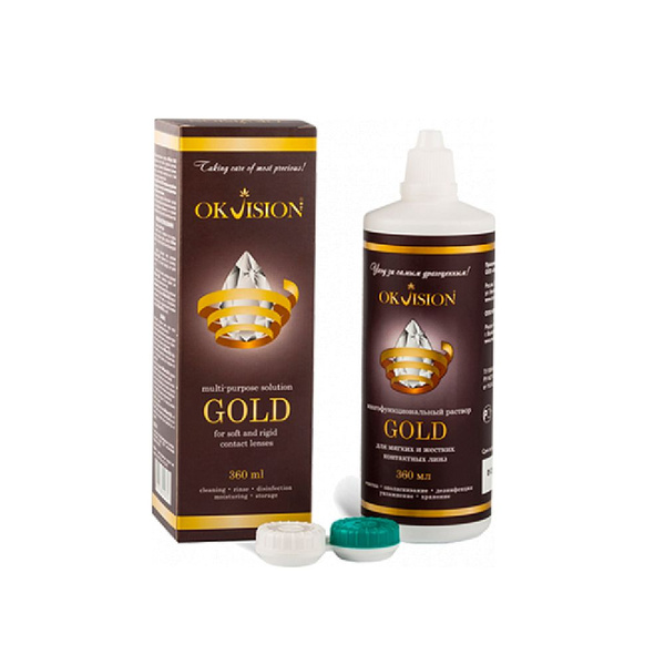 Раствор OKVision GOLD, 360 мл + контейнер - купить с доставкой по ...