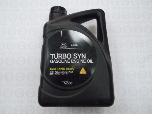Масло мотор. hyundai sae 5w-30 (4л) Hyundai / Kia (Mobis) 05100-00441 ...