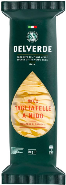Макароны Delverde Tagliatelle A Nido №82 250г х 2шт - купить с ...