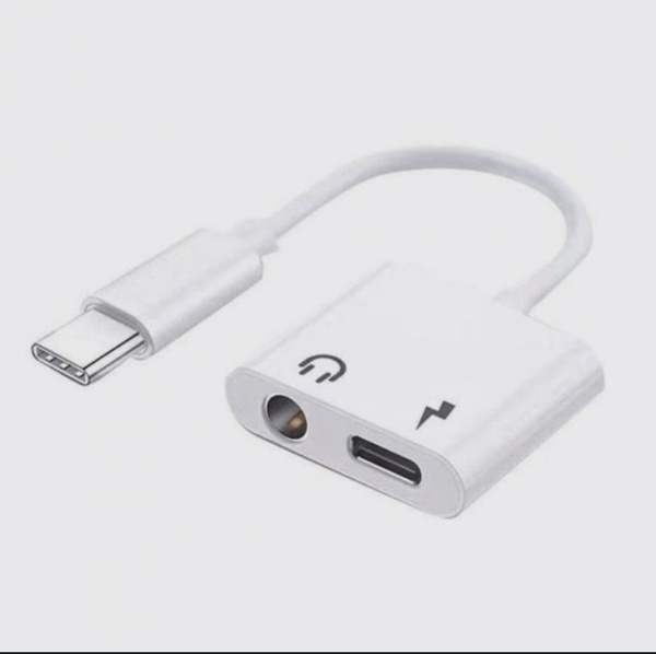 Переходник для смартфонов с type-c разъемом на mini jack 3.5 (выход ...
