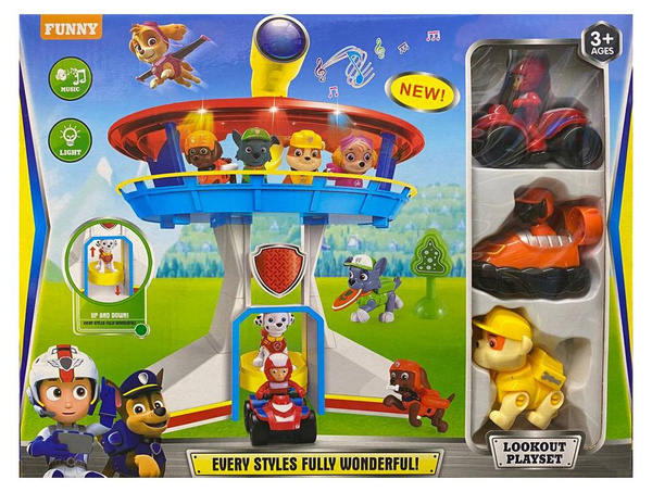 Игровой набор ЩЕНЯЧИЙ ПАТРУЛЬ / 3 героев спасателей + база-офис с ...