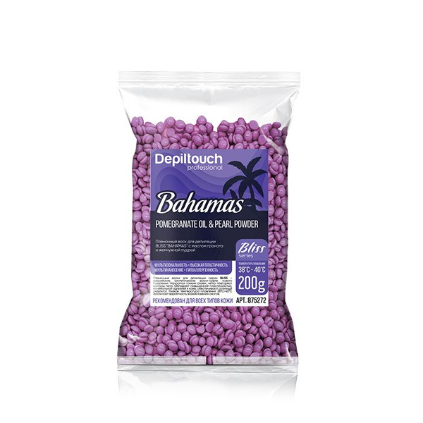 Воск в гранулах Depiltouch Professional BAHAMAS серии BLISS, 200 гр ...