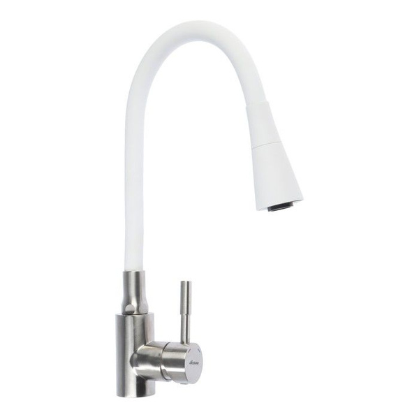 Смеситель для кухни с гибким изливом Accoona A9890G-3, однорычажный, 2 ...