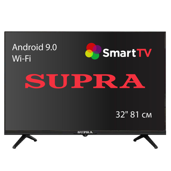 Купить телевизор Supra SMART WI-FI Android 9.0, 32" LED HD READY ...
