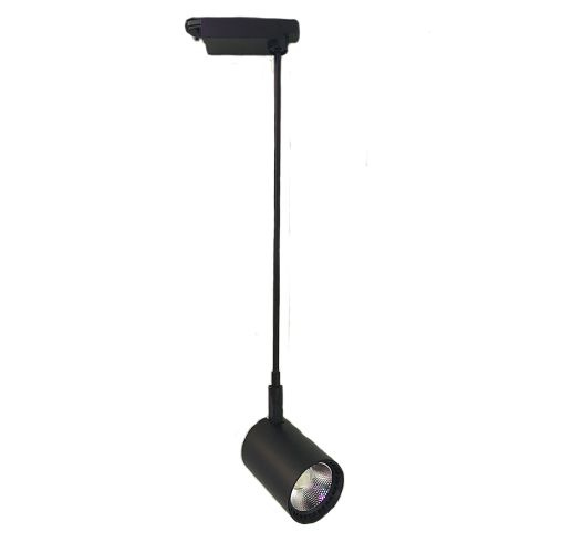 Трековый светильник ЛАМПА 30W LED на стальной планке, (черный), 4000K ...