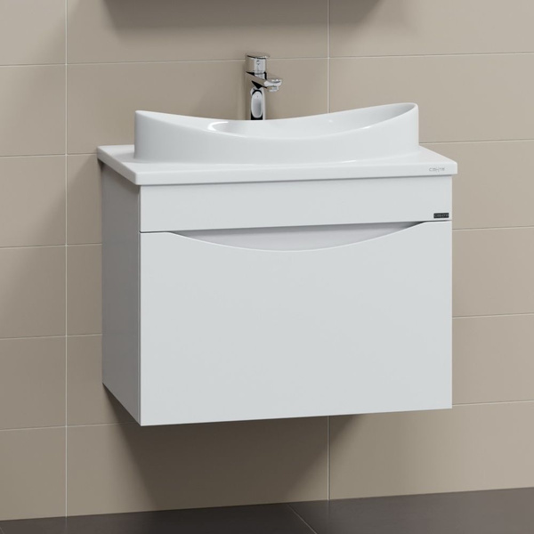 Тумба подвесная Сатурн 70 1 ящик под раковину Вега 70 - купить с ...