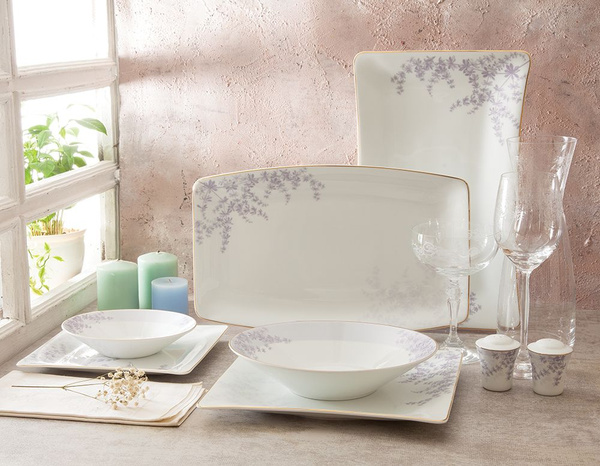 Zarin Iran Porcelain Industries Со. Сервиз обеденный из 30 предм ...