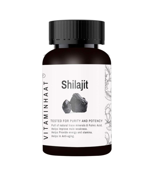Шиладжит экстракт (90 кап, 500 мг), Shilajit Extract, Vitamin Haat от ...