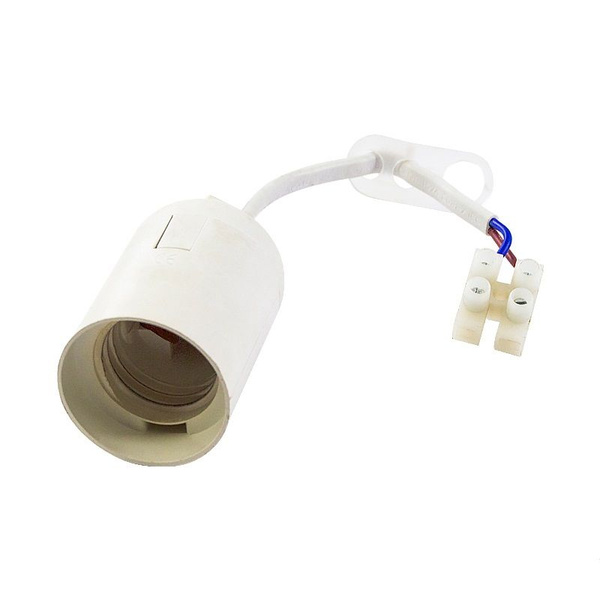 Патрон электрический подвесной, цоколь Е27, провод с клеммной колодкой ...