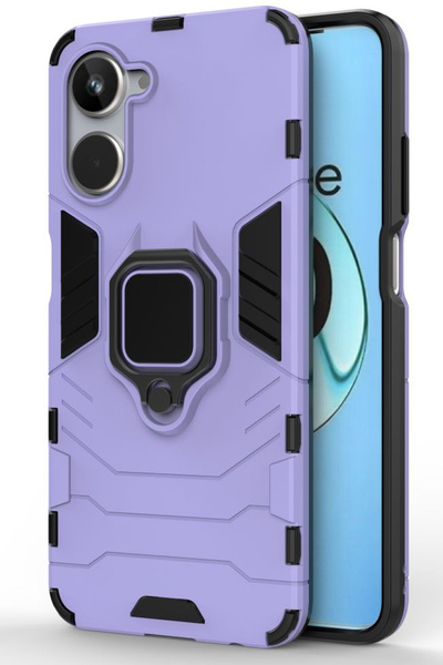 Чехол противоударный для Realme 10 4G / Реалми 10 4G (Сиреневый ...