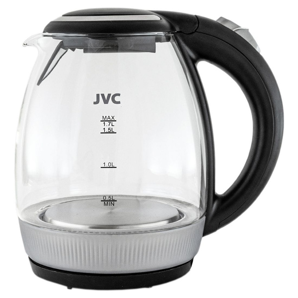 JVC Электрический чайник JK-KE1516, черный, прозрачный купить на OZON ...