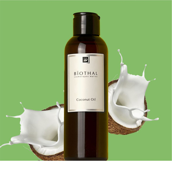 BIOTHAL, Кокосовое масло для тела и волос натуральное, нерафинированное ...