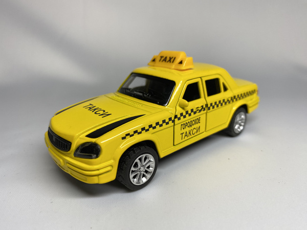 Модель-игрушка Волга такси с инерционным механизмом / без коробки ...