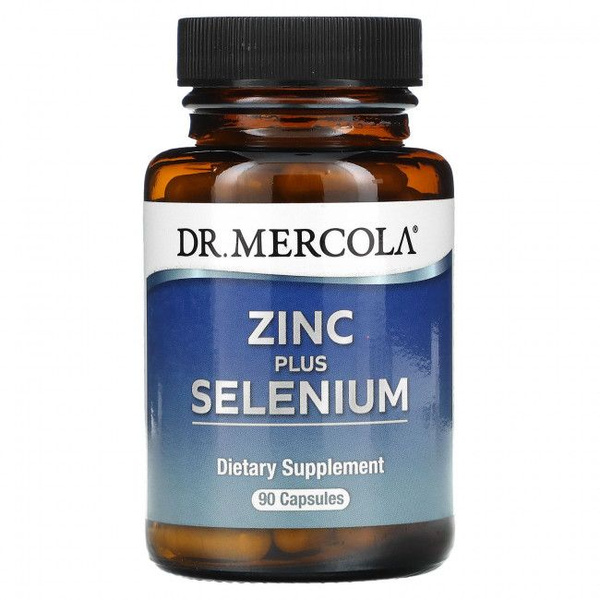 Цинк и селен Dr. Mercola, пищевая добавка, 90 капсул - купить с ...