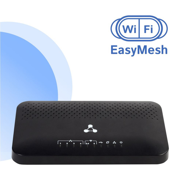 Роутер ELTEX Wi-Fi-роутер RG-1440G-Wac, черный матовый, черный, 2.4 ГГц ...