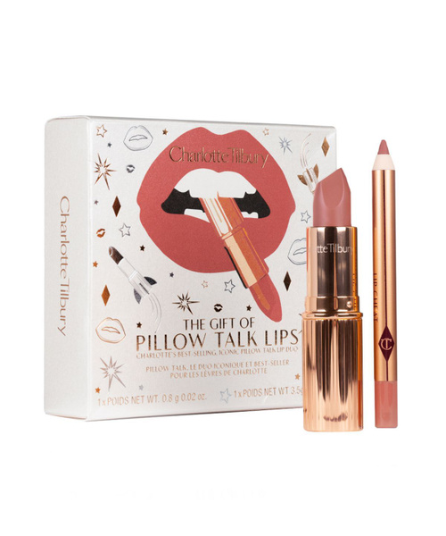 Набор помада + карандаш Charlotte Tilbury - The Gift of Pillow Talk ...