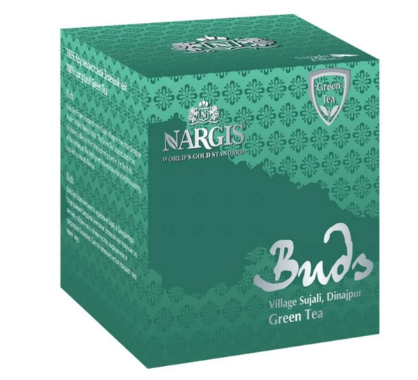 Nargis Чай листовой зеленый Buds,100 г купить на OZON по низкой цене ...