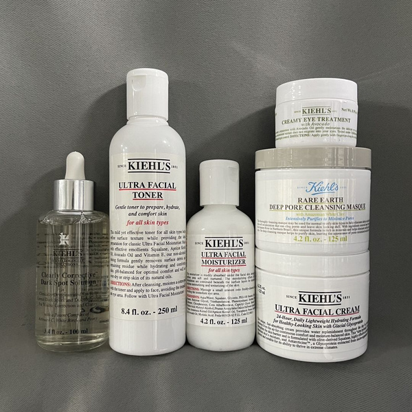 Kiehl's Отбеливающий и увлажняющий набор из 5 предметов - купить с ...