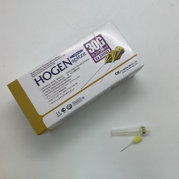 Иглы карпульные (Стоматологические) 0,3х12 мм, (уп-100шт), Hogen Spitze ...