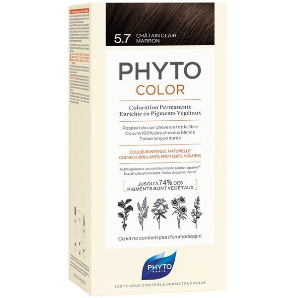 PHYTO PhytoColor краска для волос Coloration Permanente, 5.7 светлый ...