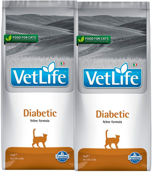 FARMINA VET LIFE FELINE DIABETIC для взрослых кошек при сахарном ...