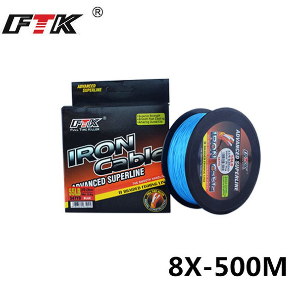 Плетеный шнур для рыбалки FTK, 500 м купить c доставкой на OZON по ...