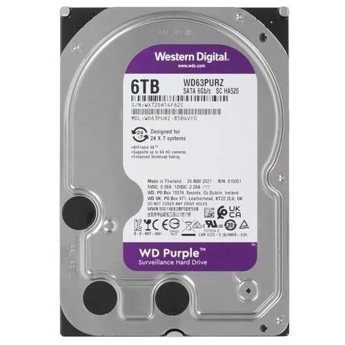 6 ТБ Внутренний жесткий диск Western Digital Vlvuy3NP (WD63PURZ ...