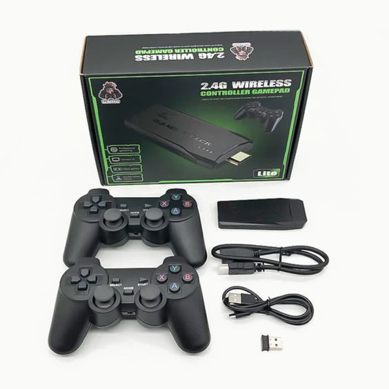 Игровая приставка беспроводная Game Stick 4K HD Y3 Lite, 64Gb, 10000 ...