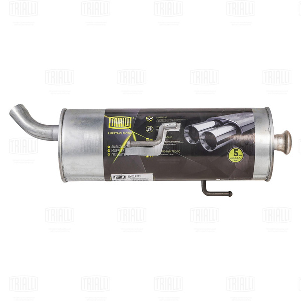 Глушитель для автомобилей Peugeot 206 (98-) основной (нержавеющая ...