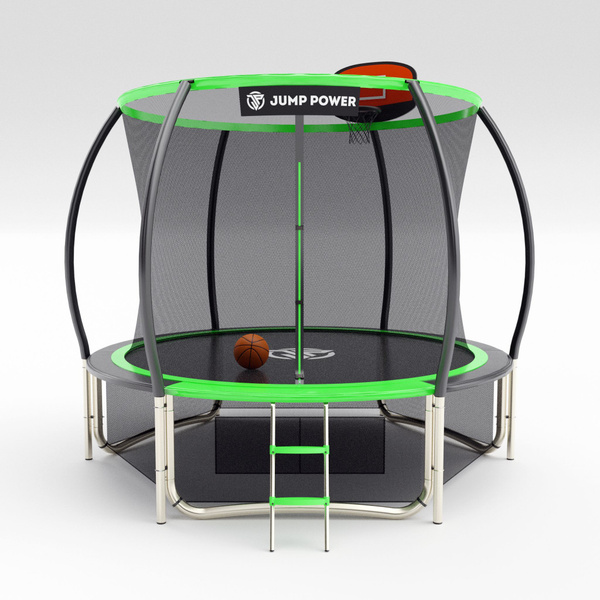 Батут Jump Power 10 ft Pro Inside Basket Green купить на OZON по низкой ...